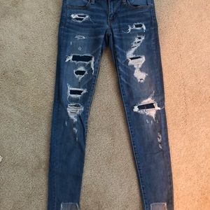 American Eagle Ripped skinny Jeans